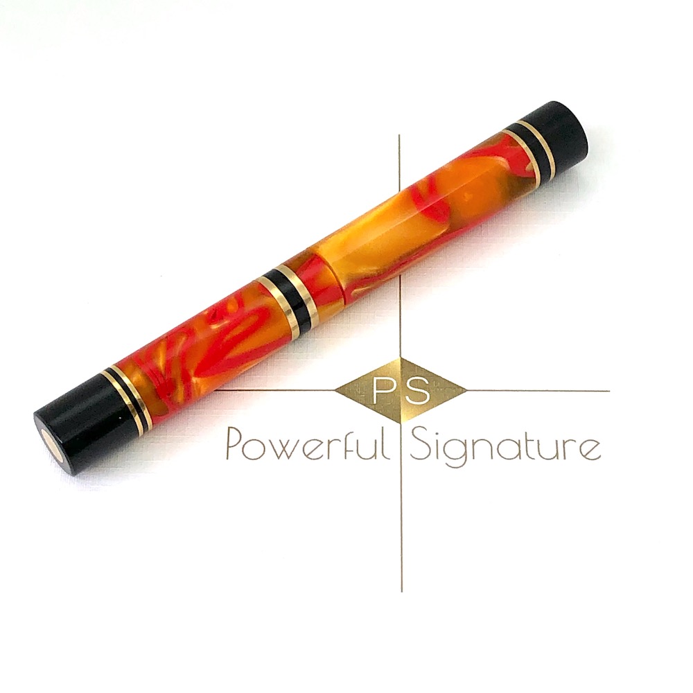 Moderna Omas Eastern Sun with Brass Rings