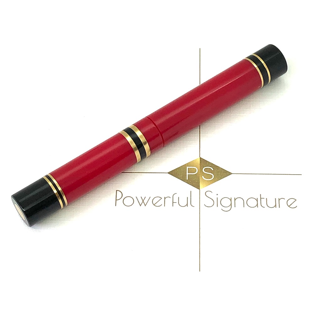Moderna Royal Red with Brass Rings