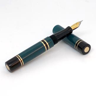 Moderna Vintage Green and Brass