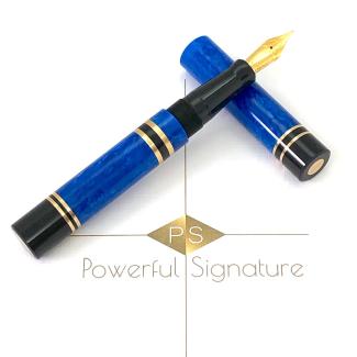 Moderna Royal Blue with Brass Rings