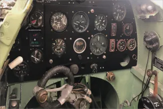 spitfire cockpit