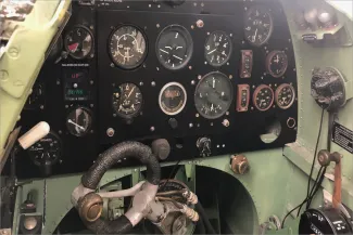 spitfire cockpit